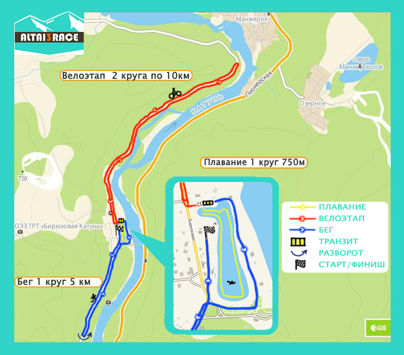 Алтай бирюзовая катунь карта